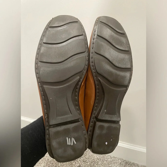 Coach men's caramel brown loafers, size 9.5 - Picture 10 of 16